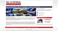 Desktop Screenshot of hccontrol.co.za